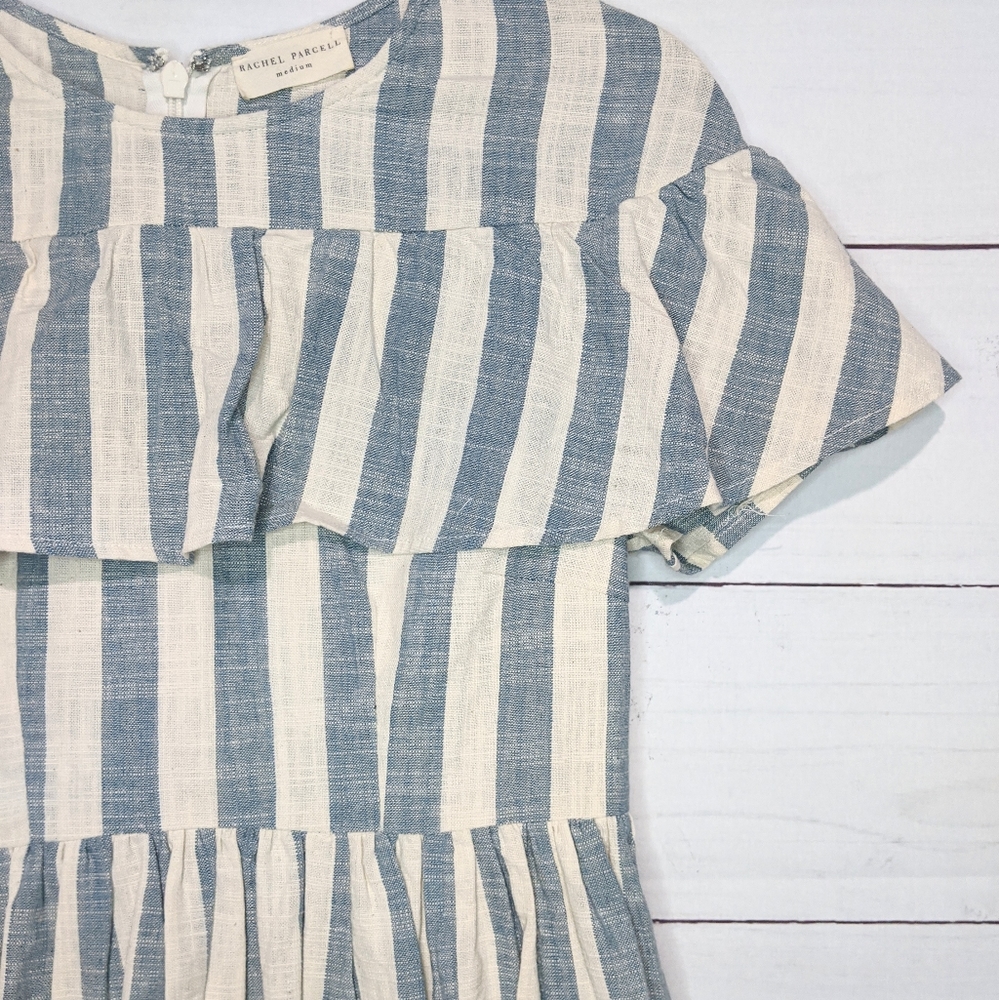 Rachel Parcell Santorini Ruffle Striped Dress - Picture 4 of 13
